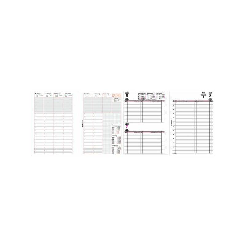 bind Ersatzkalender 2025 für Terminplaner A5 Modell 15501