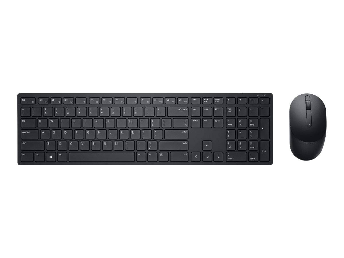 DELL Pro Wireless Keyboard and Mouse - KM5221W - US International QWERTY RTL BOX