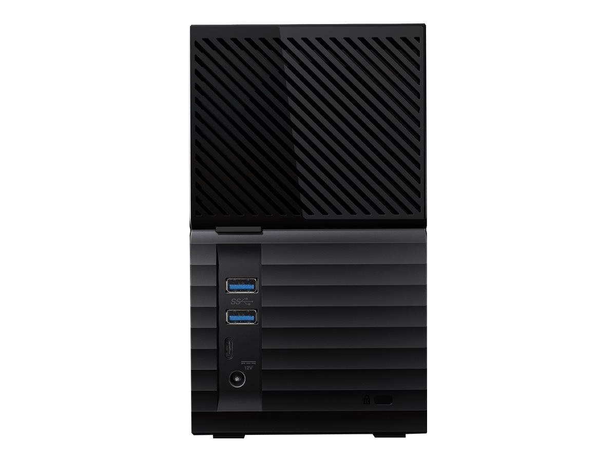 WD My Book Duo WDBFBE0360JBK - Festplatten-Array - 36 TB - 2 Schächte - HDD 18 TB x 2 - USB 3.1 Gen 1 (extern)