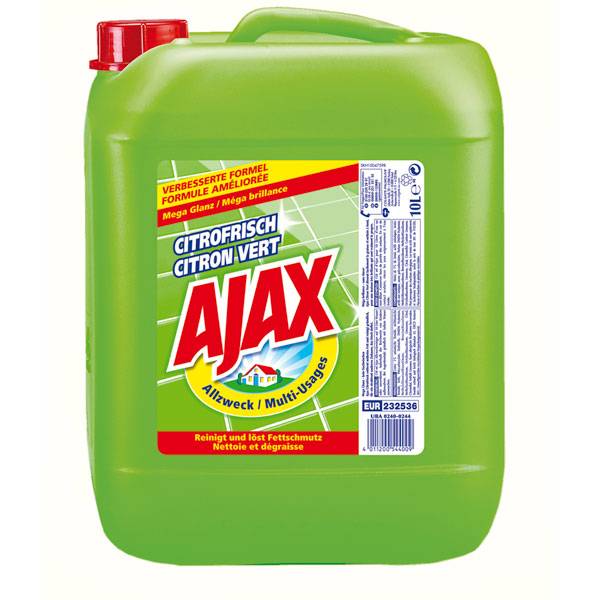 Ajax Citrofrisch Allzweckreiniger 10 Liter Zur Unterhaltsreinigung aller wasserfesten Oberflächen 10 Liter