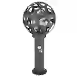 Standleuchte Sockelleuchte mit Bewegungsmelder Kugel Wegelampe mit Bewegungsmelder Außen außen, Edelstahl anthrazit, 1x E27, H 45 cm, Garten Standleuchte Sockelleuchte mit Bewegungsmelder Kugel Wegelampe mit Bewegungsmelder Außen außen, Edelstahl anthrazit, 1x E27, H 45 cm, Garten