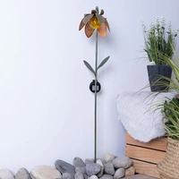 LED Außen Solar Steck Leuchte Blume Crackle-Glas Kugel Lampe Garten Strahler gold-grün Erdspieß LED Außen Solar Steck Leuchte Blume Crackle-Glas Kugel Lampe Garten Strahler gold-grün Erdspieß