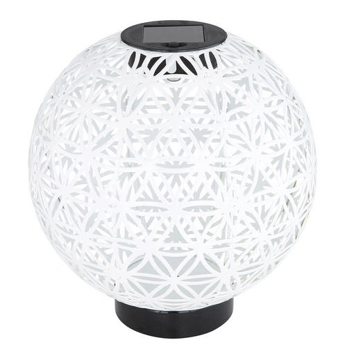 Solarlampe Kugelsolarleuchten für Außen orientalische Kugel LED Gartenkugeln Solar, Beton Optik in weiß Lichteffekt, 1x LED warmweiß, DxH 20x21 cm Solarlampe Kugelsolarleuchten für Außen orientalische Kugel LED Gartenkugeln Solar, Beton Optik in weiß Lichteffekt, 1x LED warmweiß, DxH 20x21 cm