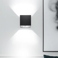 UP Down Wandleuchte Innen Up and Down Leuchten Innen Wandleuchte Cube, Lichteffekt ALU schwarz, 1x G9, L 10 cm UP Down Wandleuchte Innen Up and Down Leuchten Innen Wandleuchte Cube, Lichteffekt ALU schwarz, 1x G9, L 10 cm