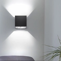UP Down Wandleuchte Innen Up and Down Leuchten Innen Wandleuchte Cube, Lichteffekt ALU schwarz, 1x G9, L 10 cm UP Down Wandleuchte Innen Up and Down Leuchten Innen Wandleuchte Cube, Lichteffekt ALU schwarz, 1x G9, L 10 cm