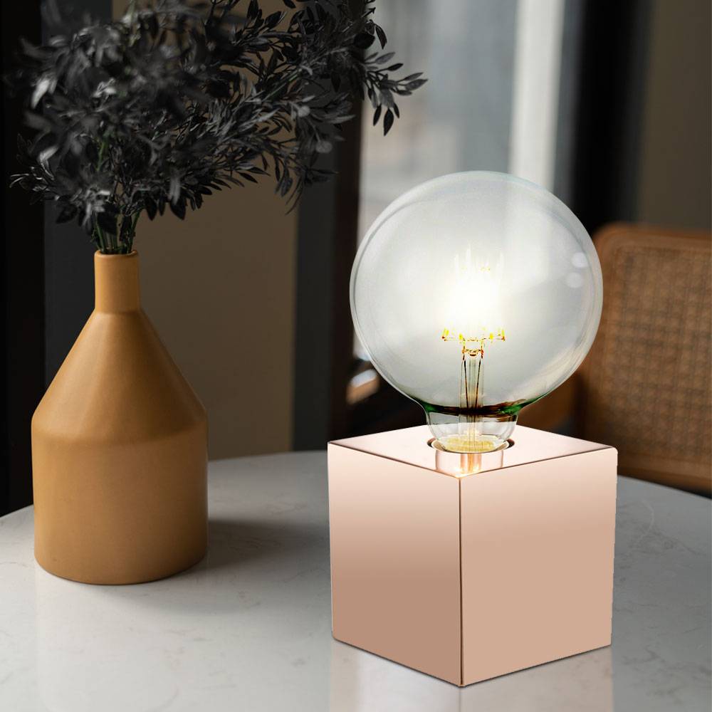 Retro Schreib Nacht Tisch Touch Leuchte kupfer Wohn Ess Zimmer Beleuchtung Beistell Lese Lampe