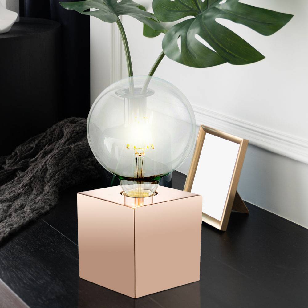 Retro Schreib Nacht Tisch Touch Leuchte kupfer Wohn Ess Zimmer Beleuchtung Beistell Lese Lampe