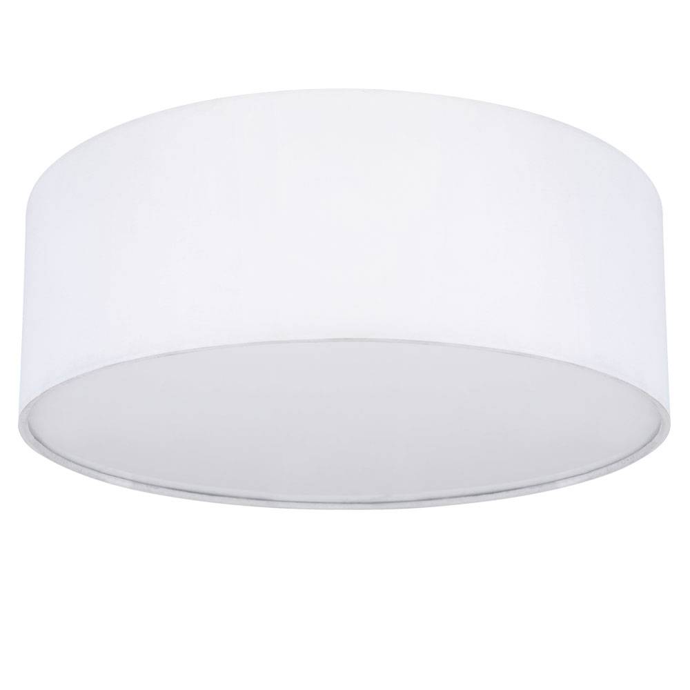 Deckenlampe Deckenleuchte 1 flammig Wohnzimmerleuchte LED Textil, Metall, 1x LED warmweiß, DxH 30x12 cm