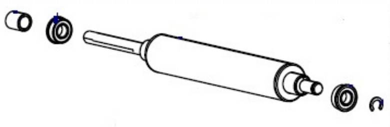 Zebra - Druckwalze - für Zebra ZT510