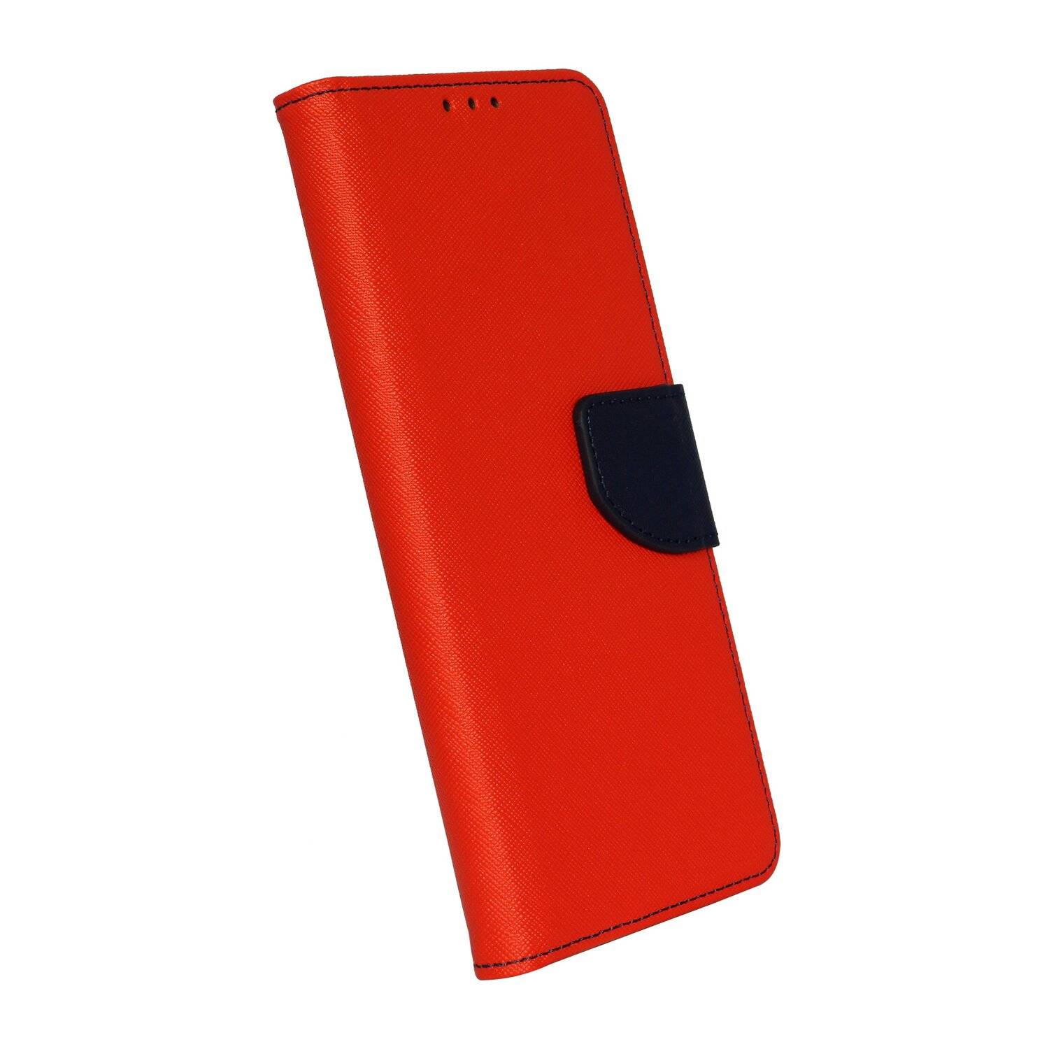 Buch Tasche "Fancy" für XIAOMI MI 11 Handy Hülle Etui Brieftasche Schutzhülle mit Standfunktion, Kartenfach Rot-Blau