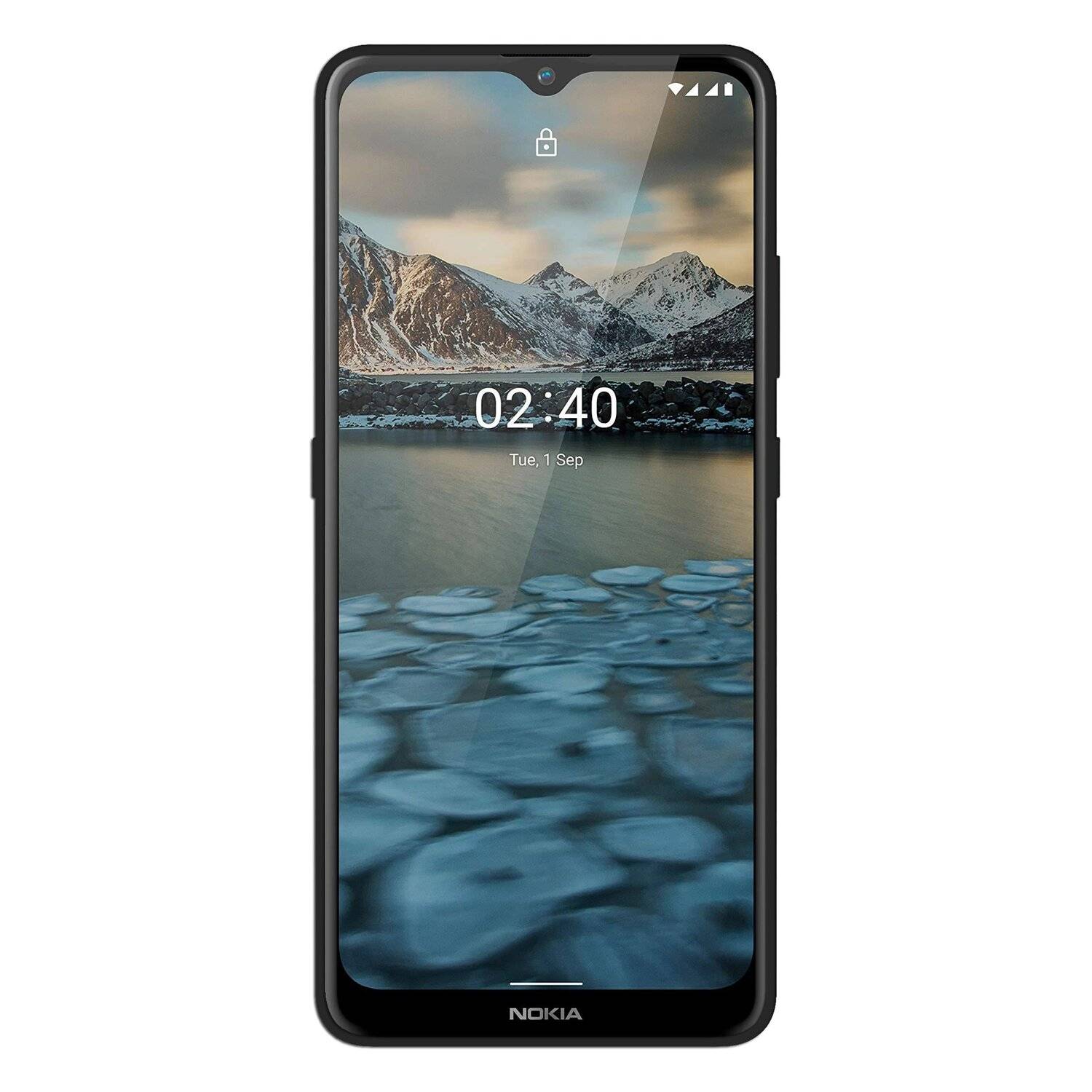 cofi1453® Silikon Hülle kompatibel mit NOKIA 2.4 Case TPU Soft Handyhülle Cover Schutzhülle in Schwarz