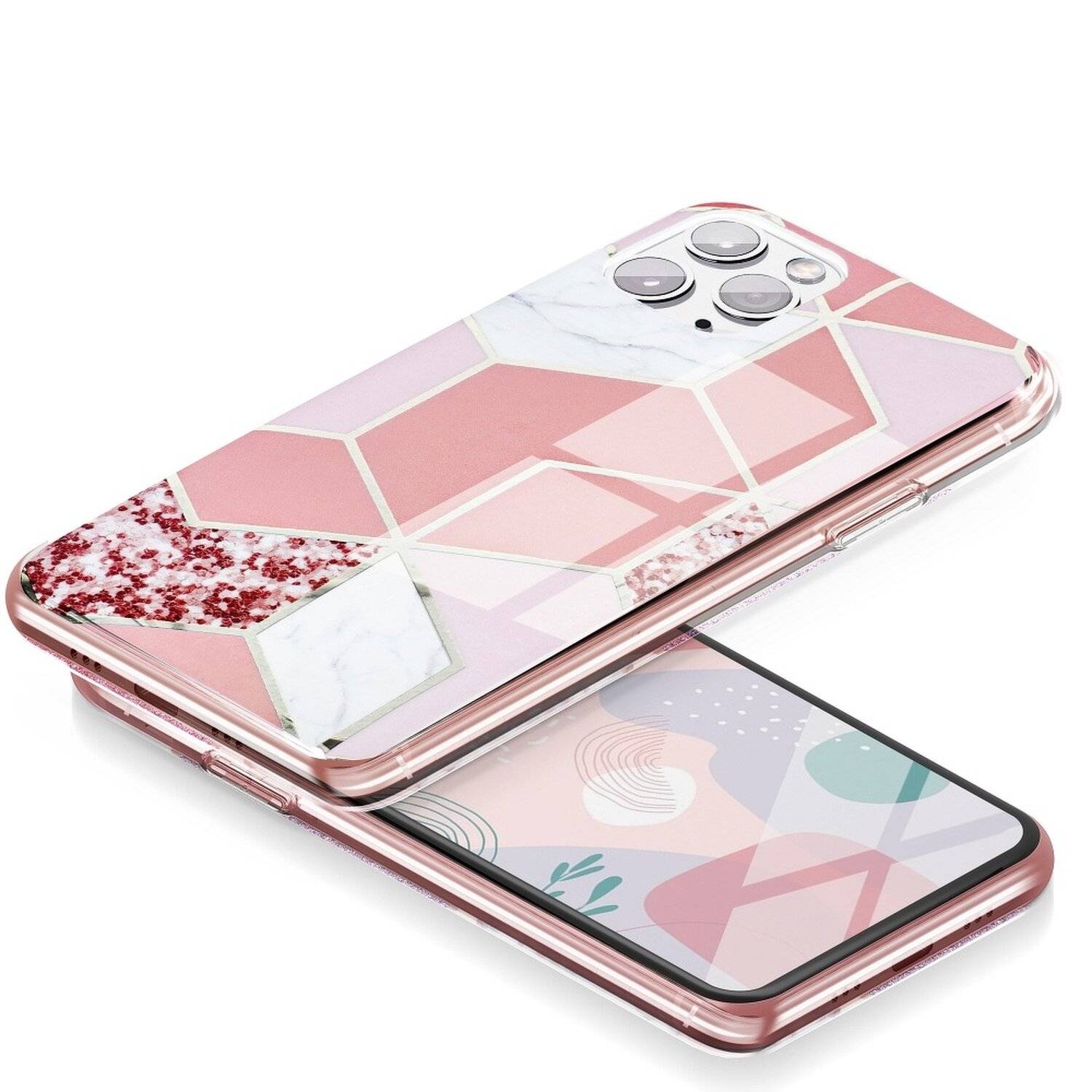 Handy Hülle Schutz Cover Case "Marble Cosmo" Muster Handyschale Tasche für Samsung Galaxy A21s (A217F) Motiv 2