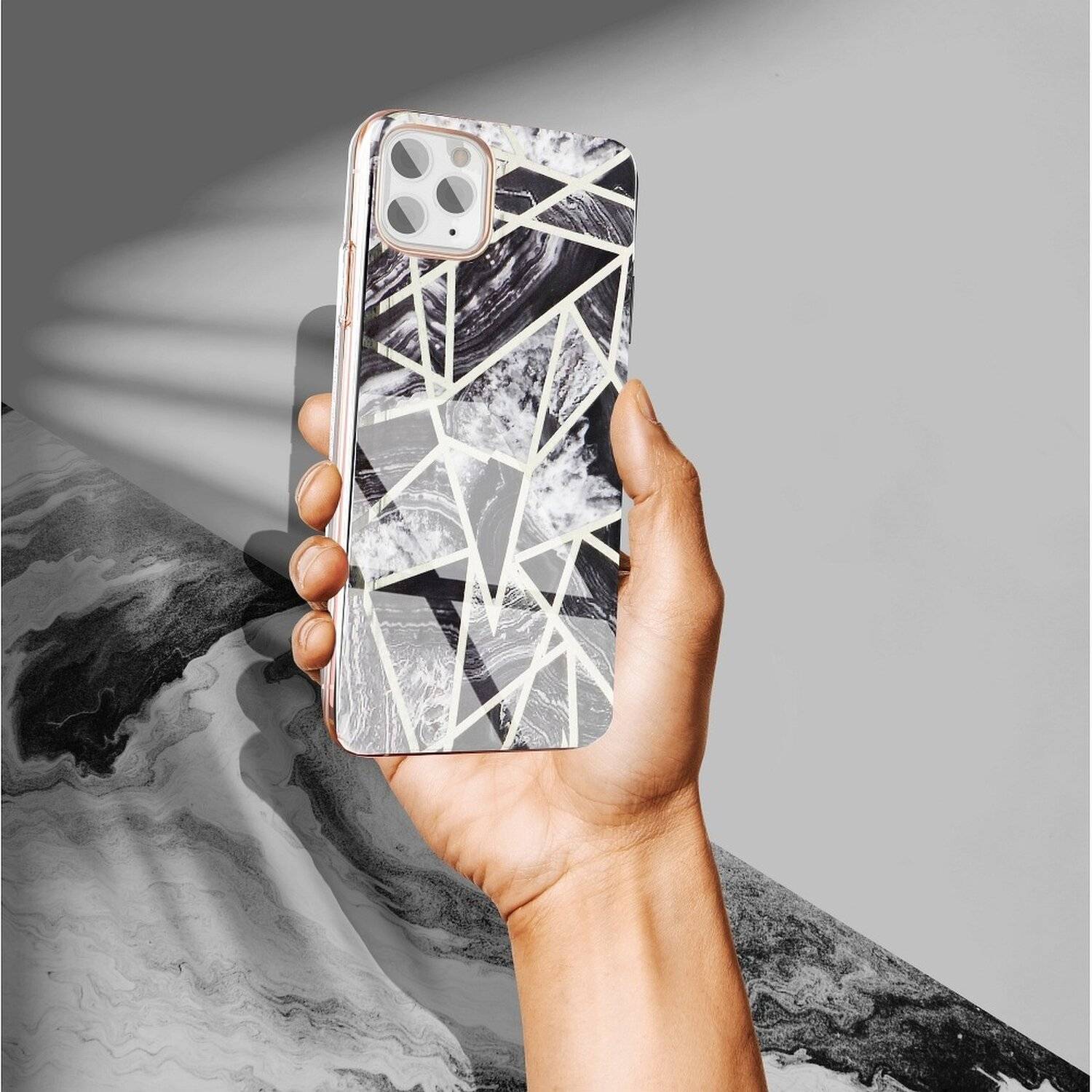 Handy Hülle Schutz Cover Case "Marble Cosmo" Muster Handyschale Tasche für Samsung Galaxy A32 5G (A326F) Motiv 7