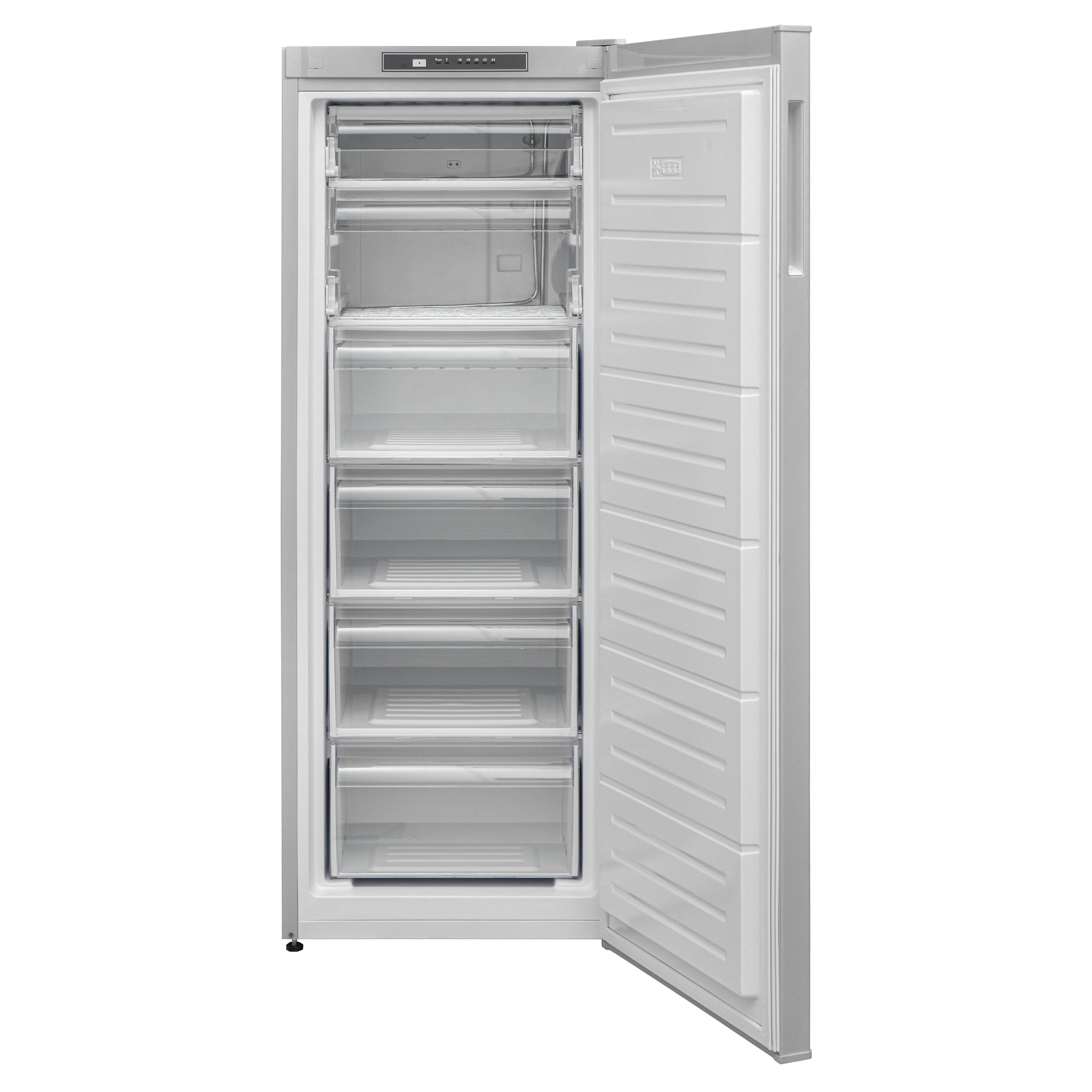 Telefunken KTFG15421FS2 Gefrierschrank (4-Sterne) / Tiefkühlschrank / Höhe 145,5 cm / 188 L Gesamt-Nutzinhalt / Silber
