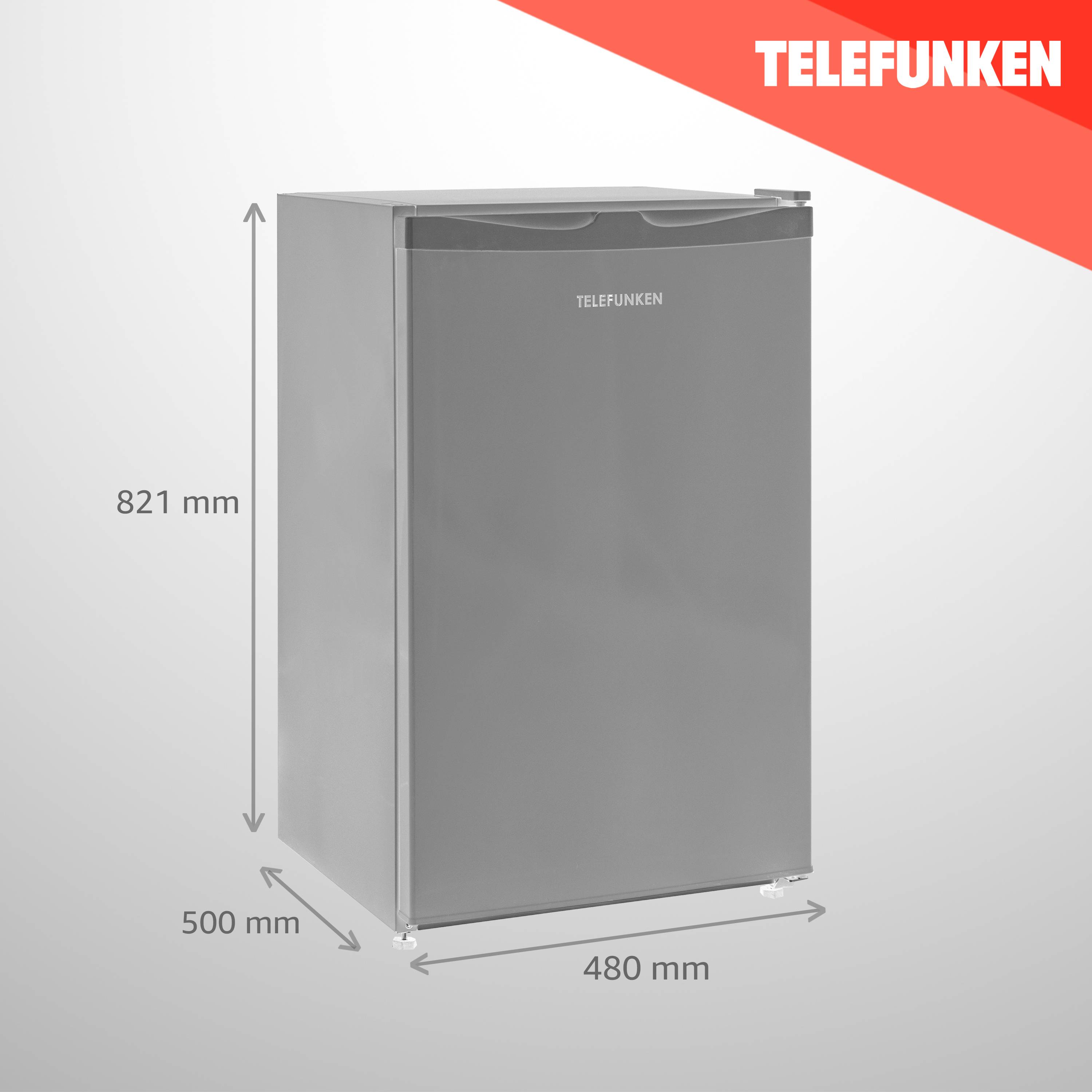 Telefunken CF-31-121-S Kühlschrank ohne Gefrierfach | Freistehend | 90 L Gesamt-Nutzinhalt | Temperaturregelung