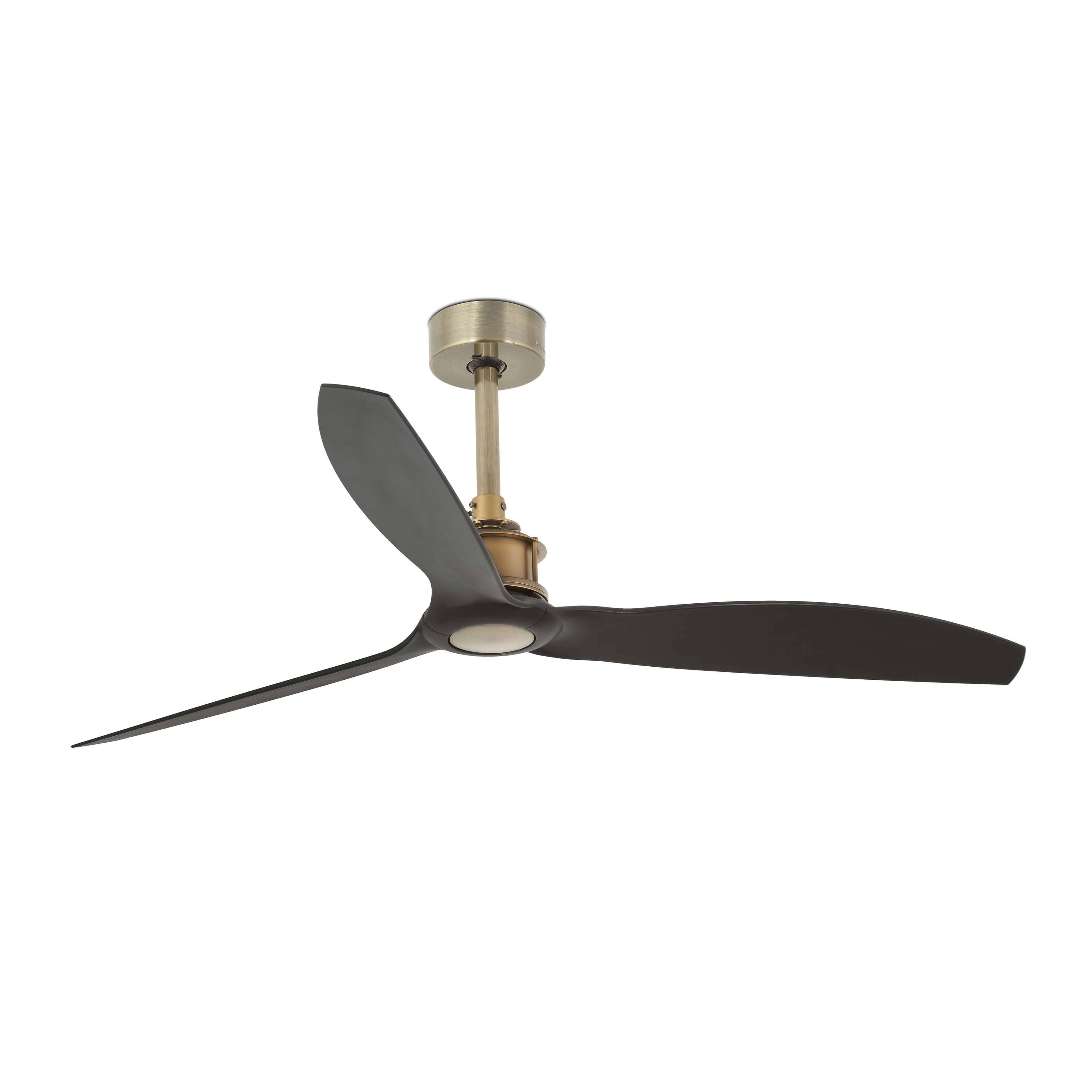 Energiespar Deckenventilator Just Fan Messing / Schwarz