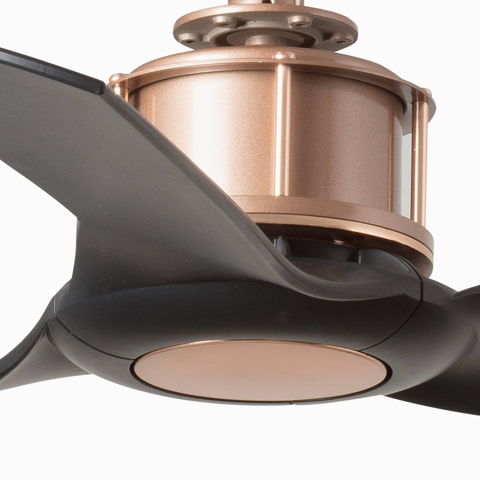 Energiespar Deckenventilator Just Fan Kupfer / Schwarz