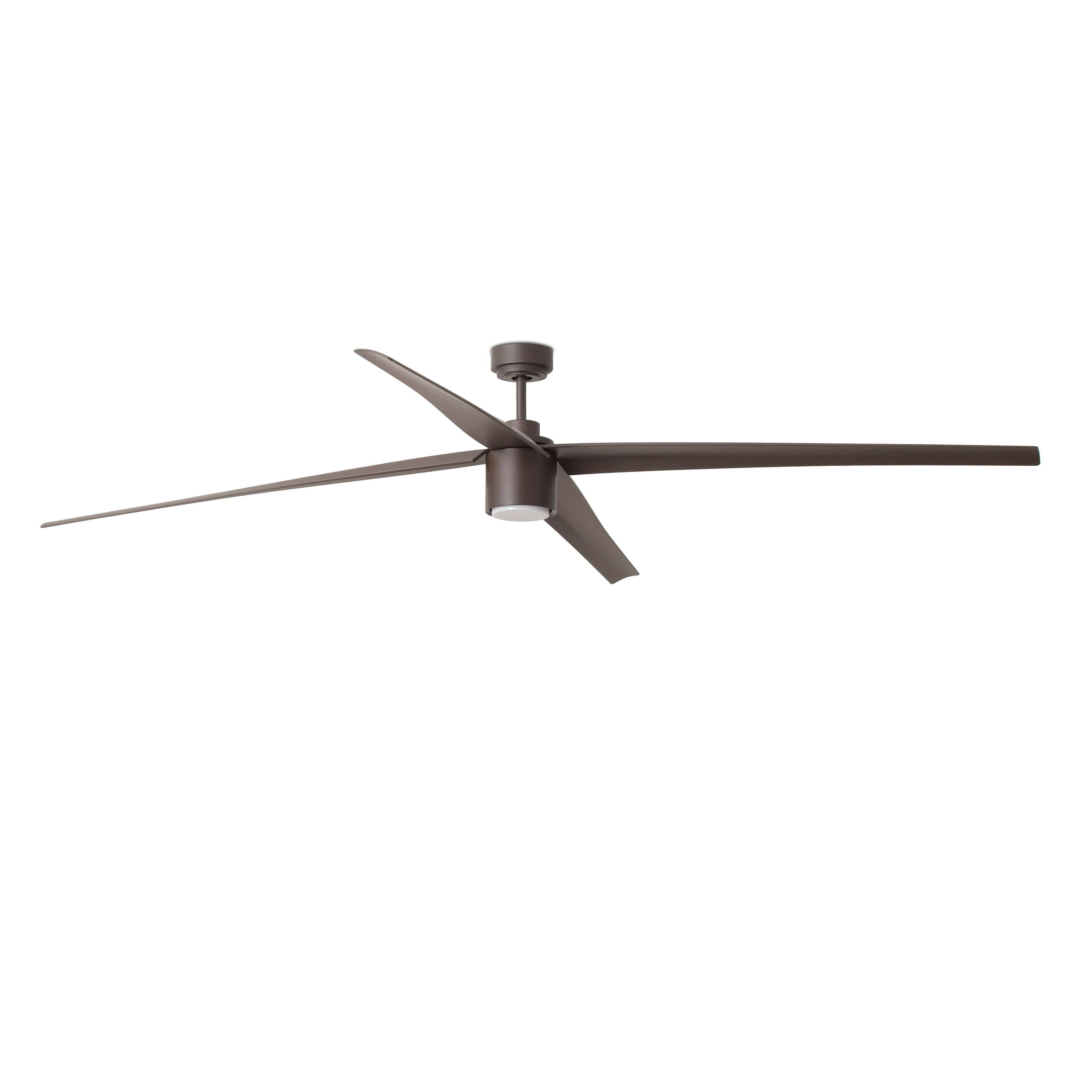 DC Deckenventilator Attos Braun 213 cm mit LED
