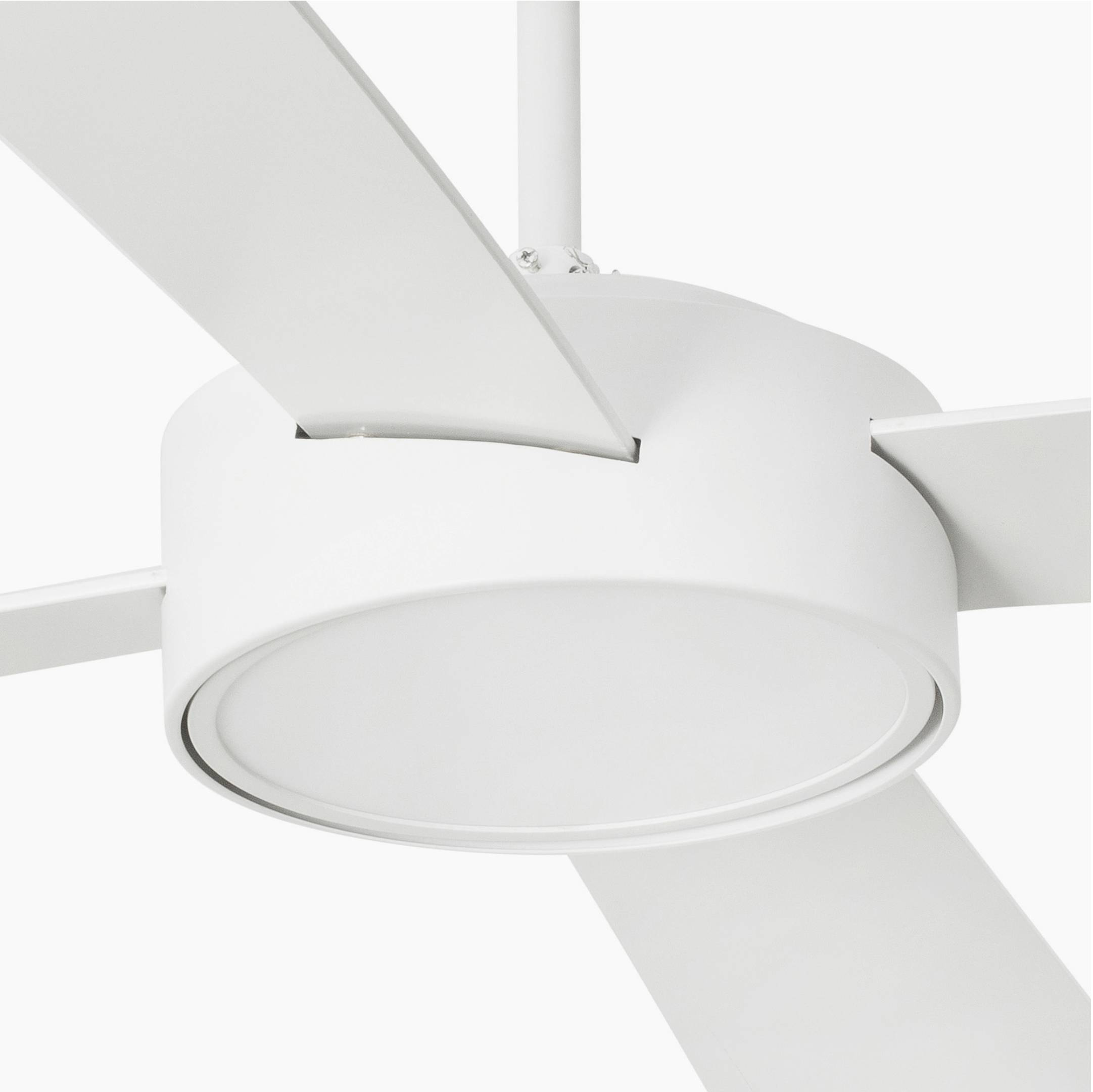 Energiespar Deckenventilator Hydra Weiß mit LED
