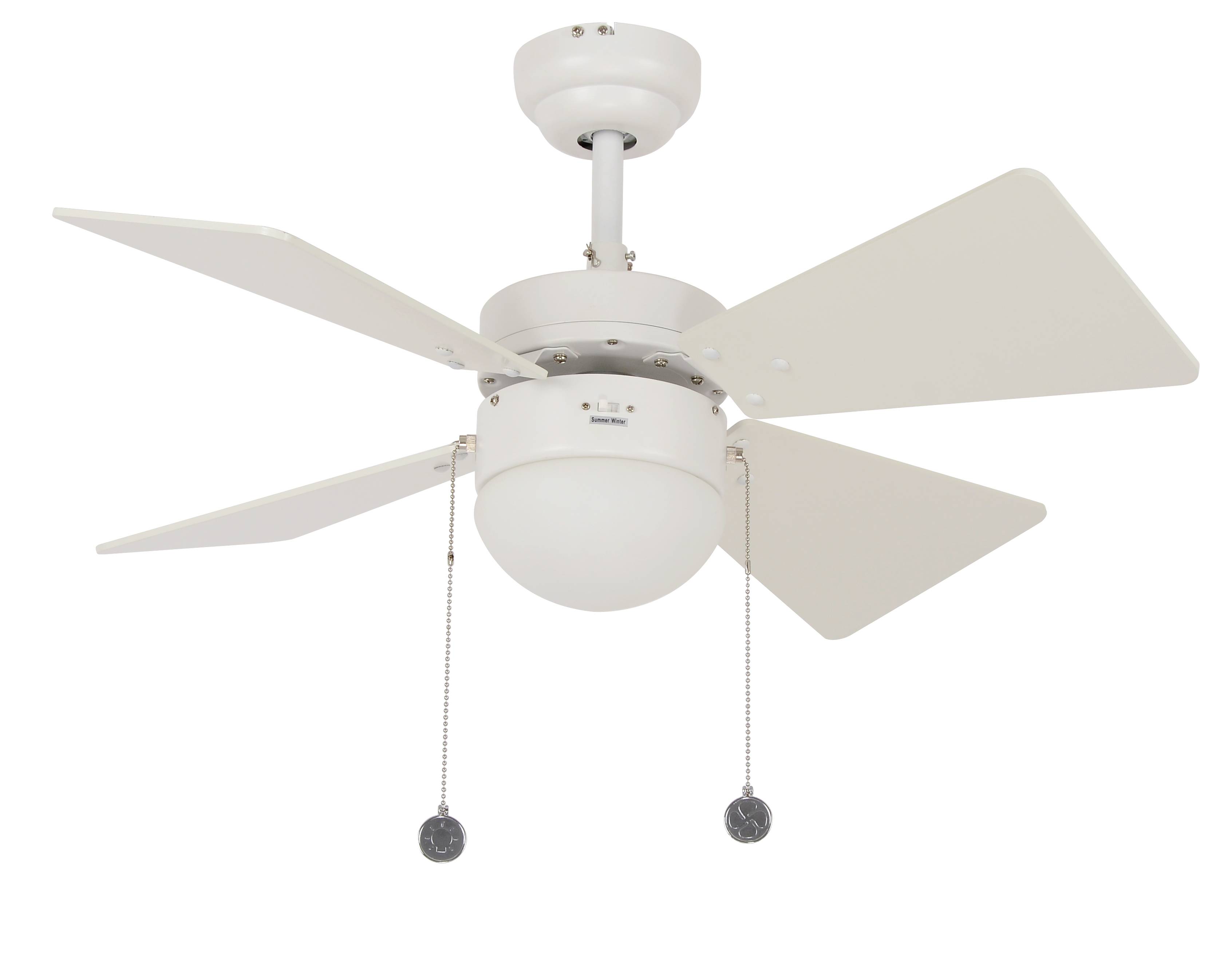 Deckenventilator Breezer mit Licht & Zugketten