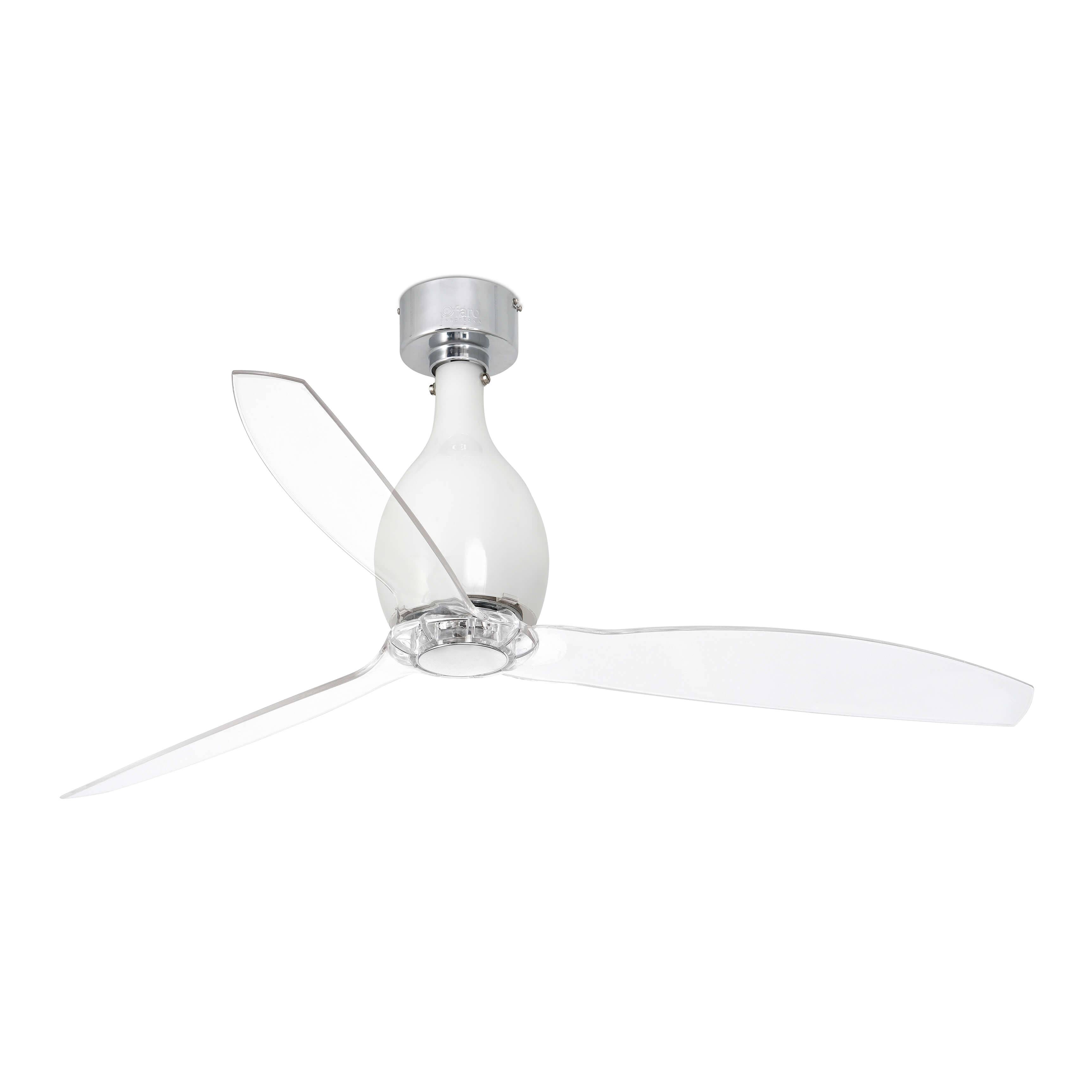 DC Deckenventilator Mini Eterfan Weiß glänzend mit Fernbedienung