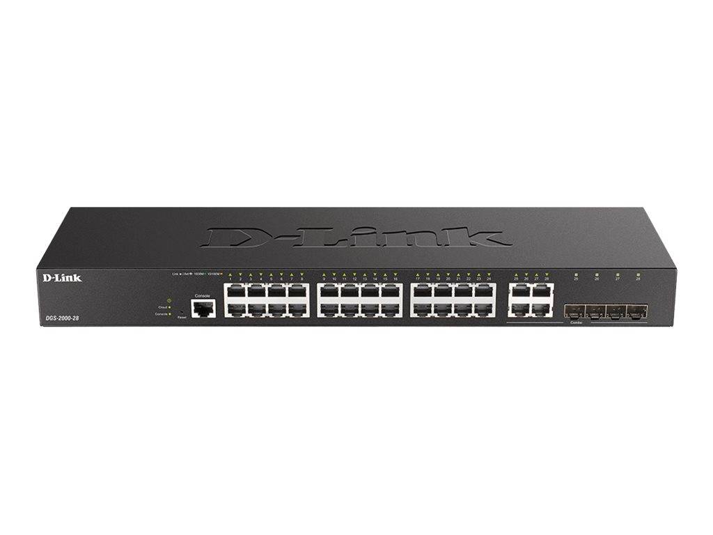 Switch 440mm D-Link DGS-2000-28 4*Combo/24*GE retail