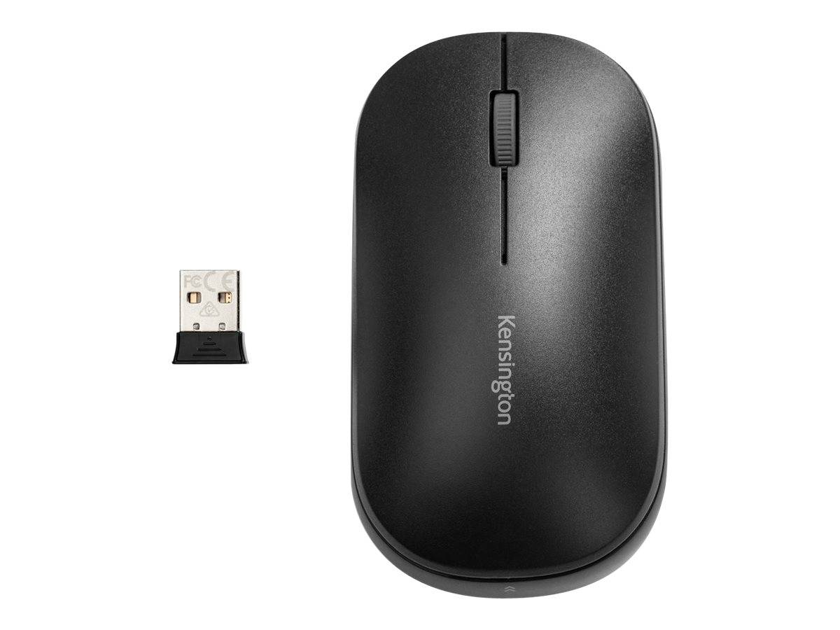 Kensington SureTrack Dual Wireless Mouse - Maus - optisch - 4 Tasten - kabellos - 2.4 GHz, Bluetooth 5.0 LE, Bluetooth 3