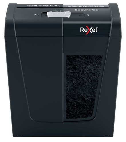Rexel Secure S5 - Streifenzerkleinerung - 6 mm - 10 l - 75 Blätter - 70 dB - 5 Blätter