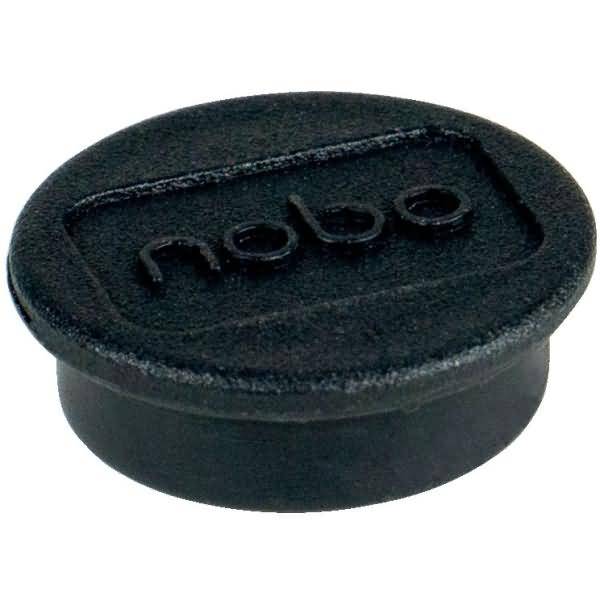 Magnet rund 13mm VE=10 Stück schwarz