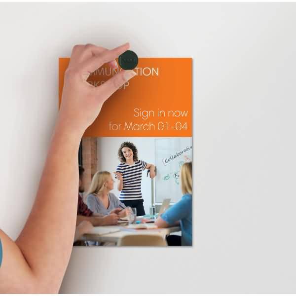 Magnet rund 13mm VE=10 Stück schwarz