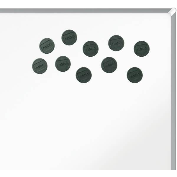 Magnet rund 13mm VE=10 Stück schwarz