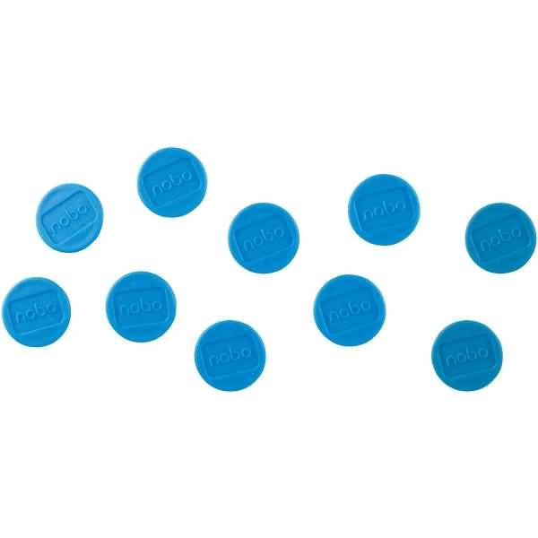 Magnet rund 13mm VE=10 Stück blau