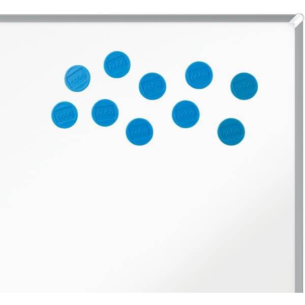 Magnet rund 13mm VE=10 Stück blau