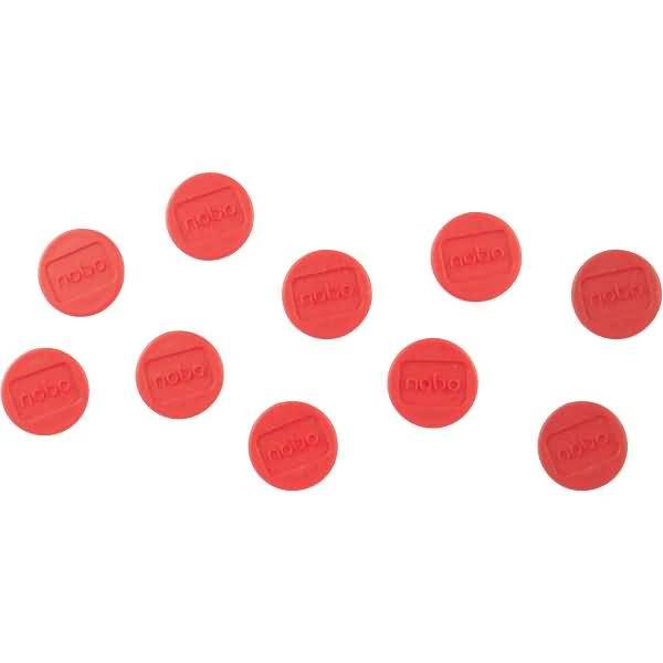 Magnet rund 13mm VE=10 Stück rot