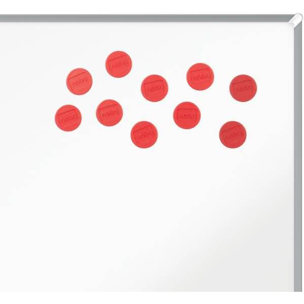 Magnet rund 13mm VE=10 Stück rot