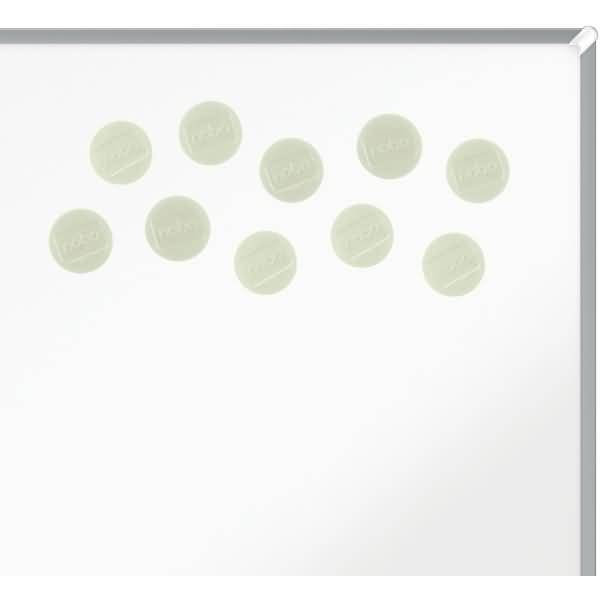 Magnet rund 38mm extra stark VE=10 Stück weiß