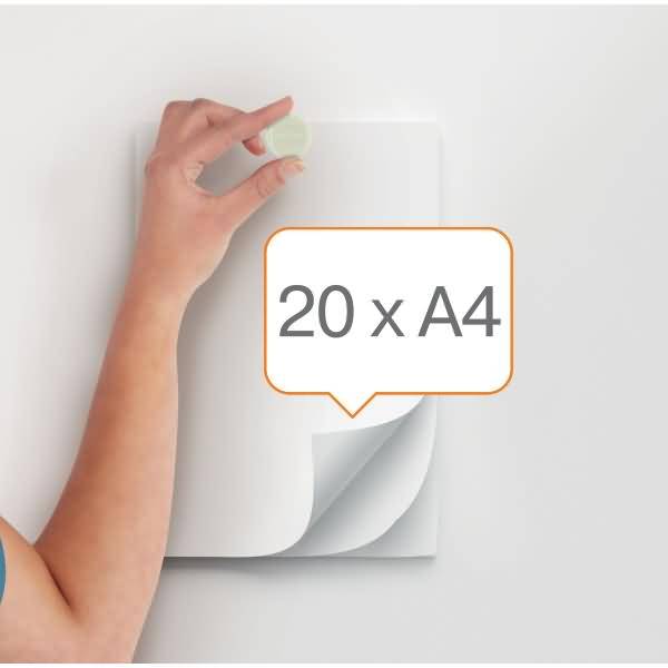 Magnet rund 38mm extra stark VE=10 Stück weiß