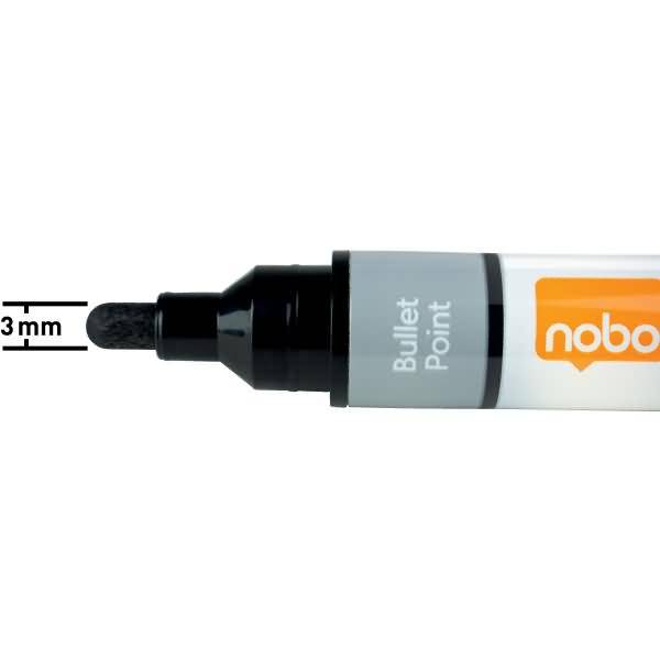 Boardmarker Liquid Ink Rundspitze VE=10 Stück schwarz