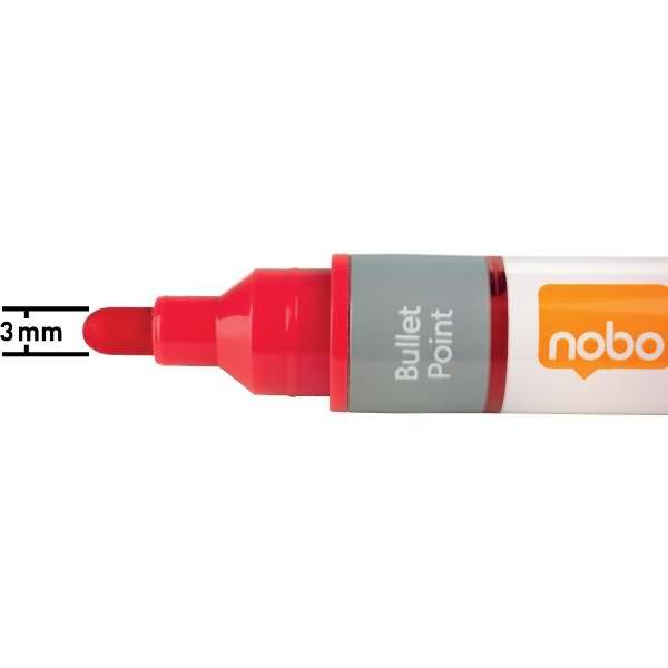 Boardmarker Liquid Ink Rundspitze VE=10 Stück rot
