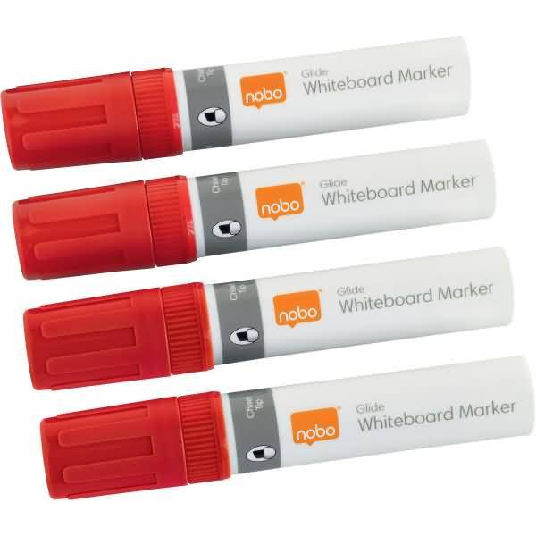 Boardmarker Glide Keilspitze VE=4 Stück rot