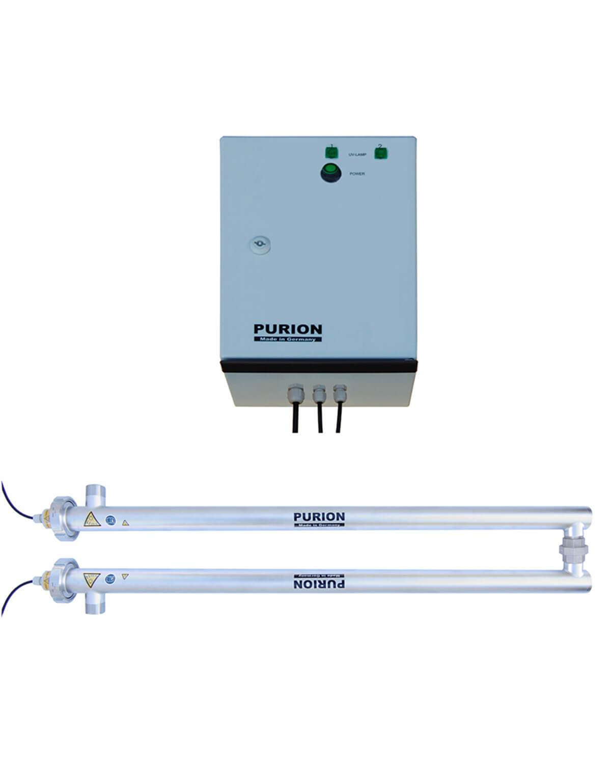 PURION 2500 H Dual Basic, UVC Anlage Integration in Warmwasserkeislauf