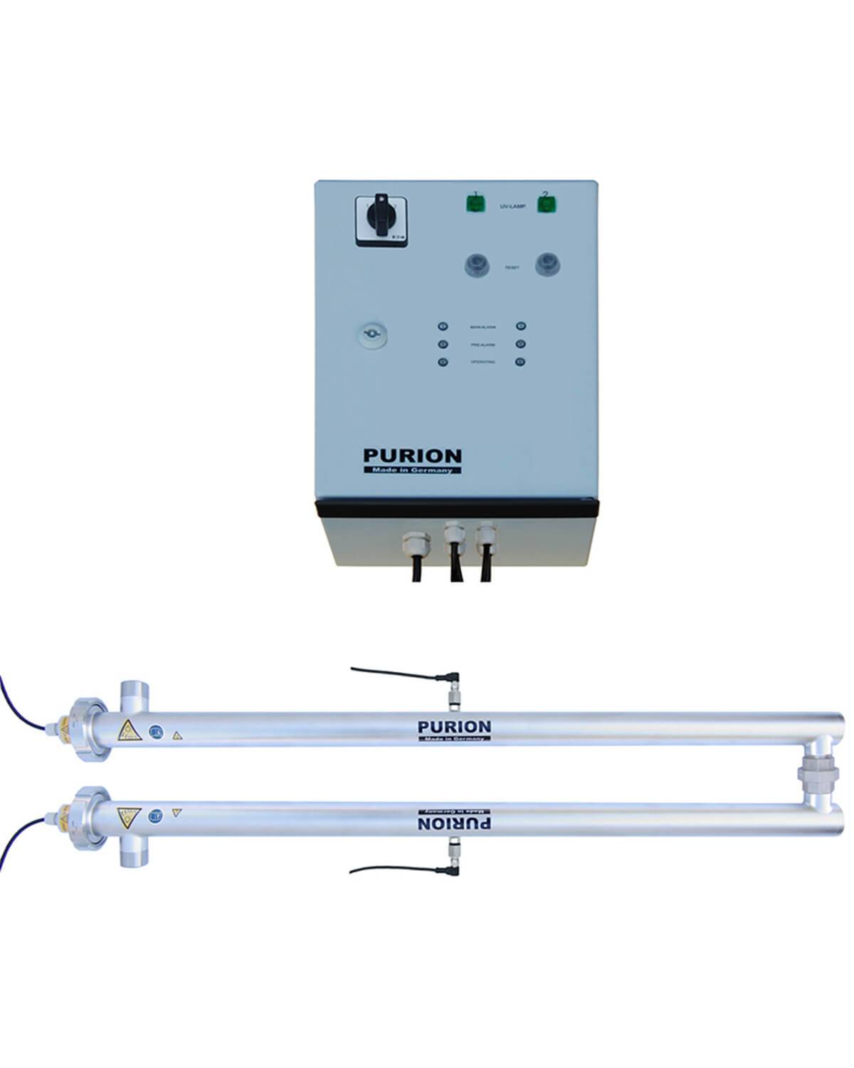 PURION 2500 H Dual Ultra Sensor und Magnetventil Legionellen Schutz