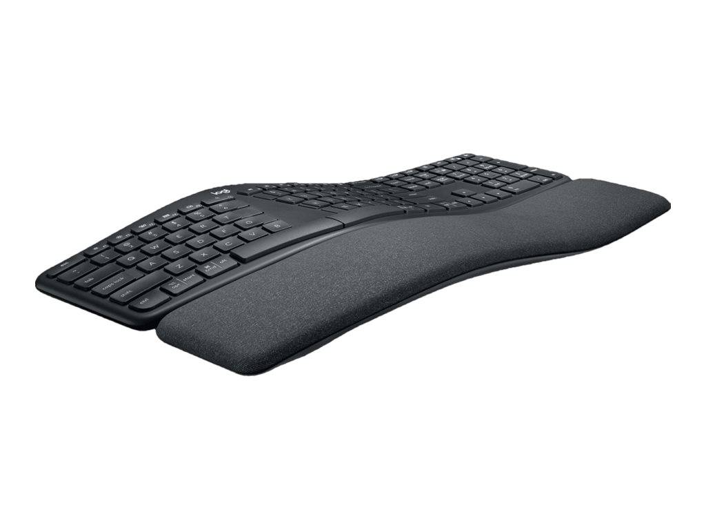 Logitech ERGO K860 - Tastatur - kabellos - 2.4 GHz, Bluetooth 5.0