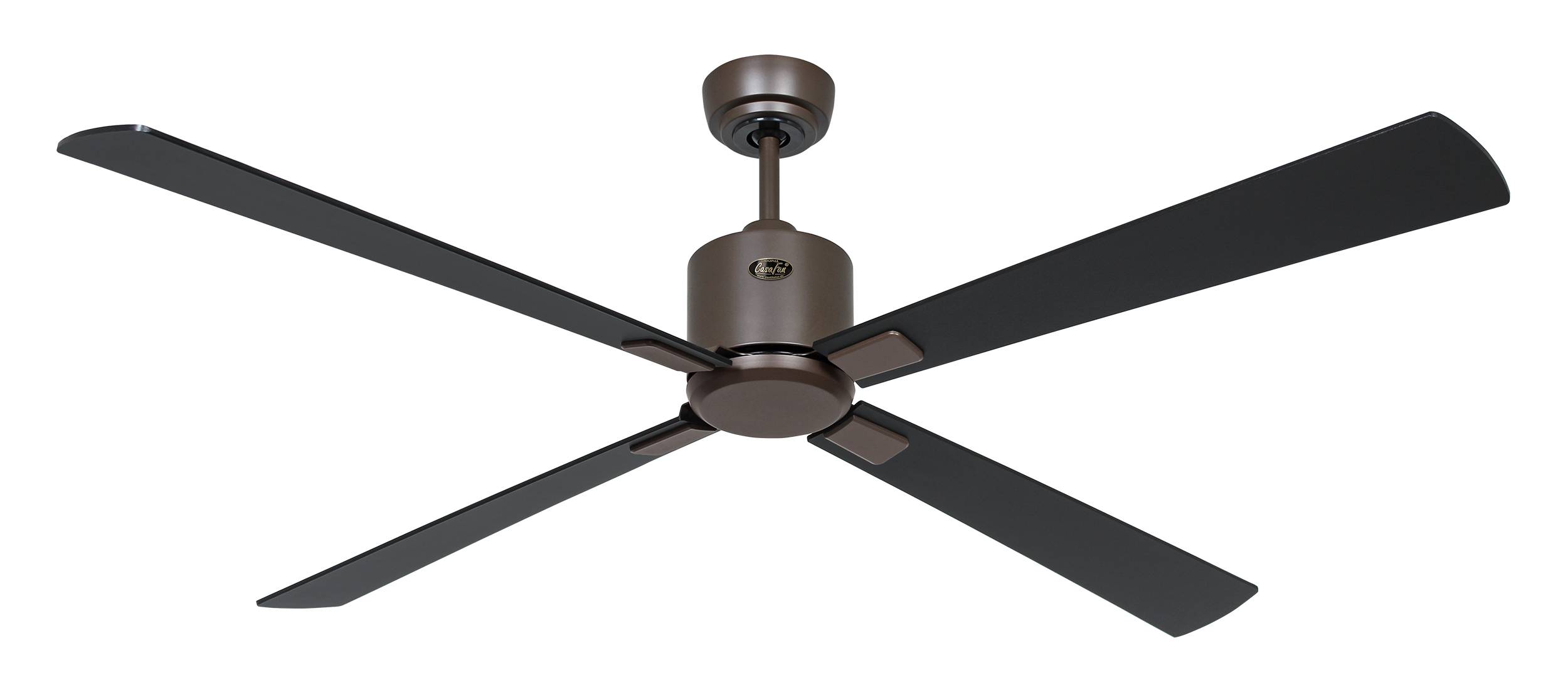Deckenventilator Eco Neo III 152 BZ Schwarz / Teak