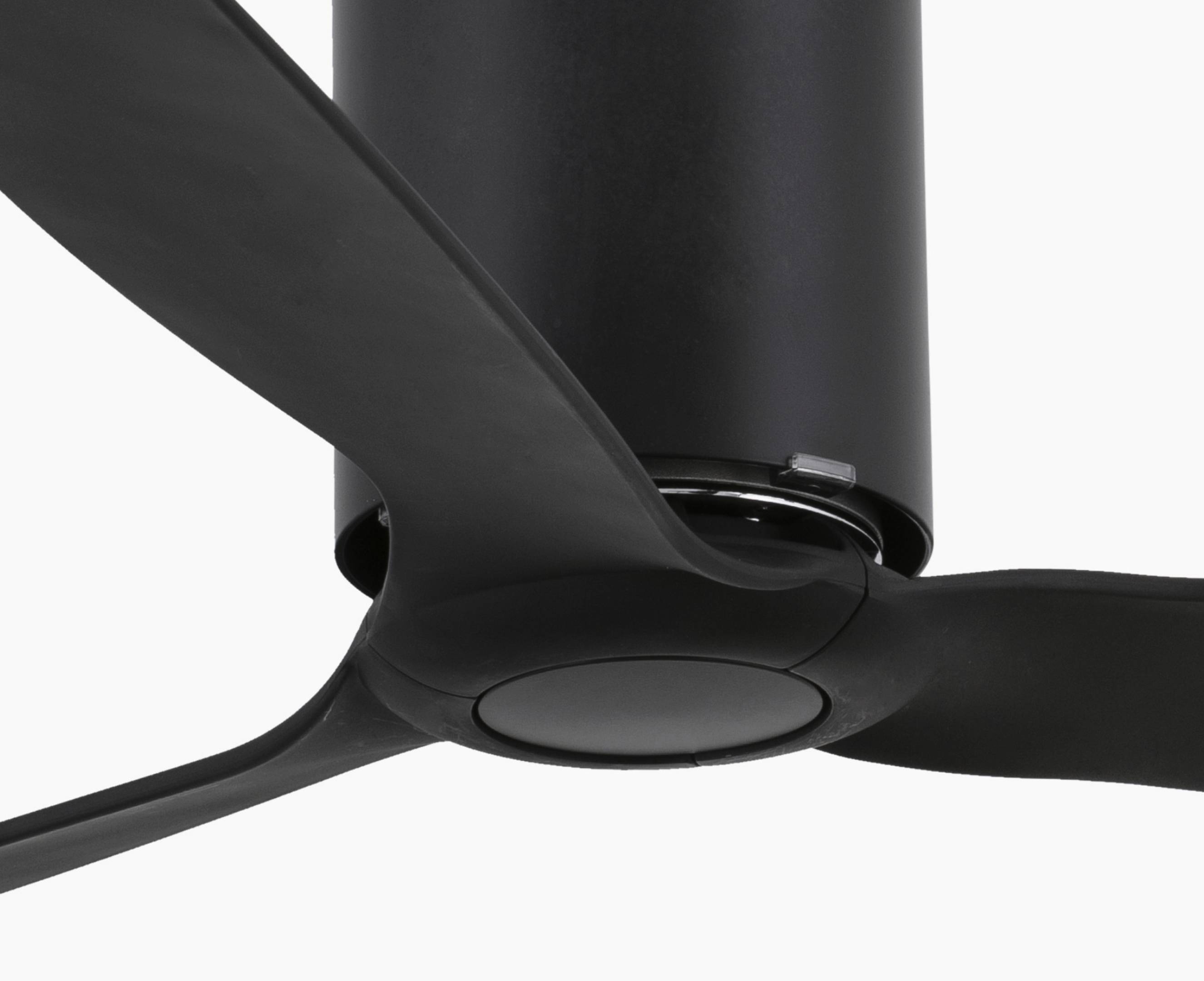 Energiespar Deckenventilator Tube Schwarz
