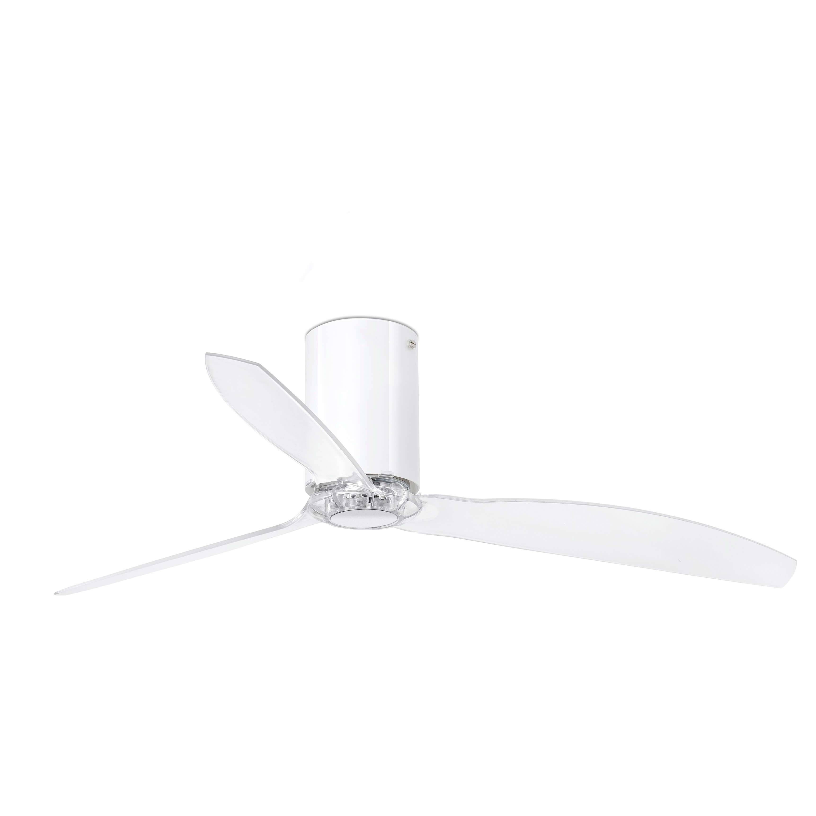 DC Deckenventilator Mini Tube Weiß glänzend