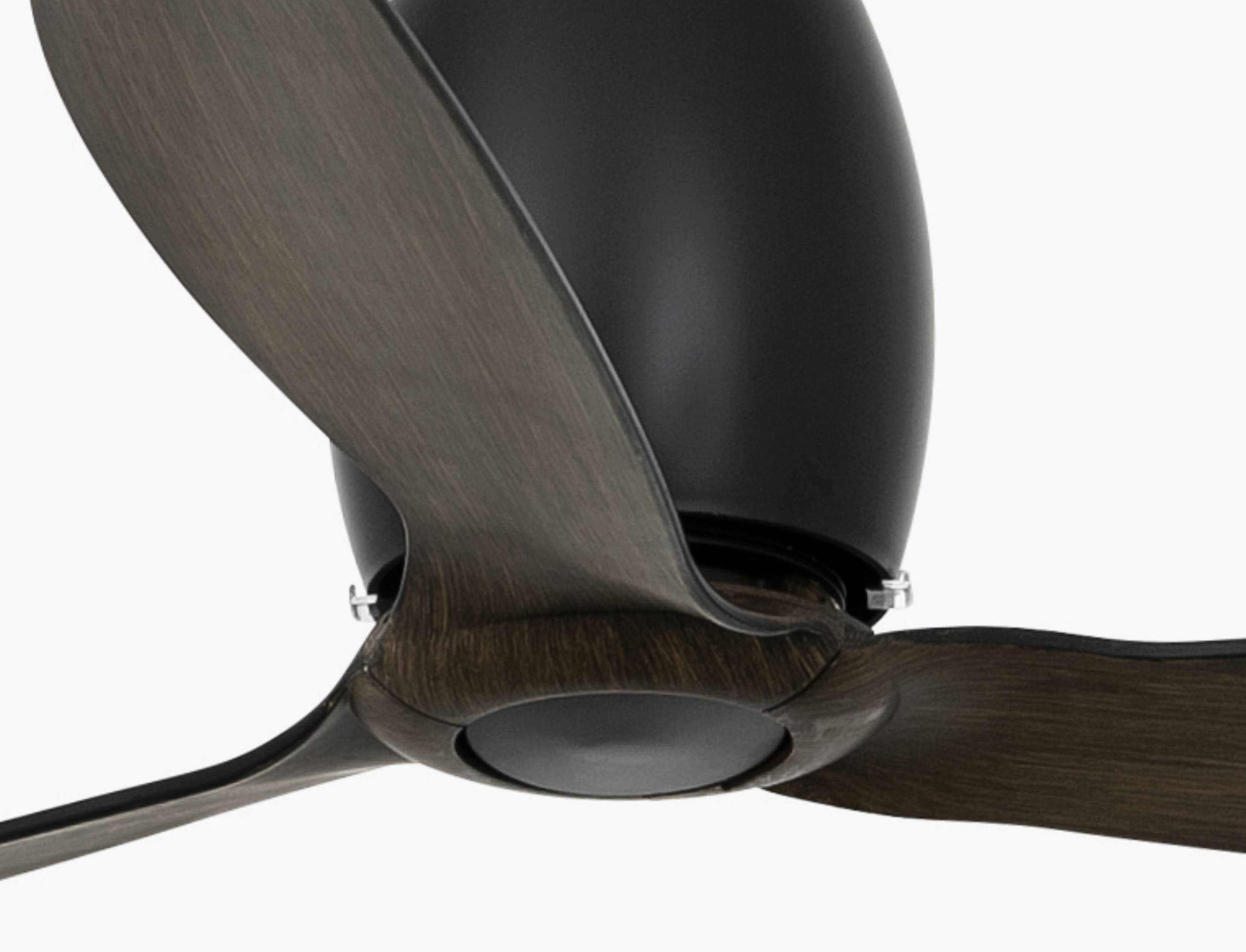 DC Deckenventilator Eterfan Schwarz / Walnuss