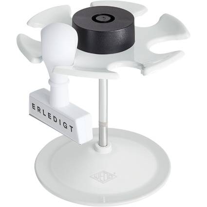 WEDO Stempelträger 6-fach, rund, lichtgrau