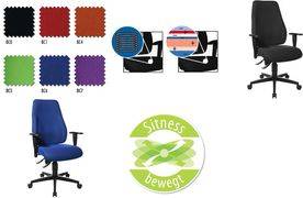 Topstar Bürodrehstühle Sitness LADY, inkl. Armlehnen, schwarz