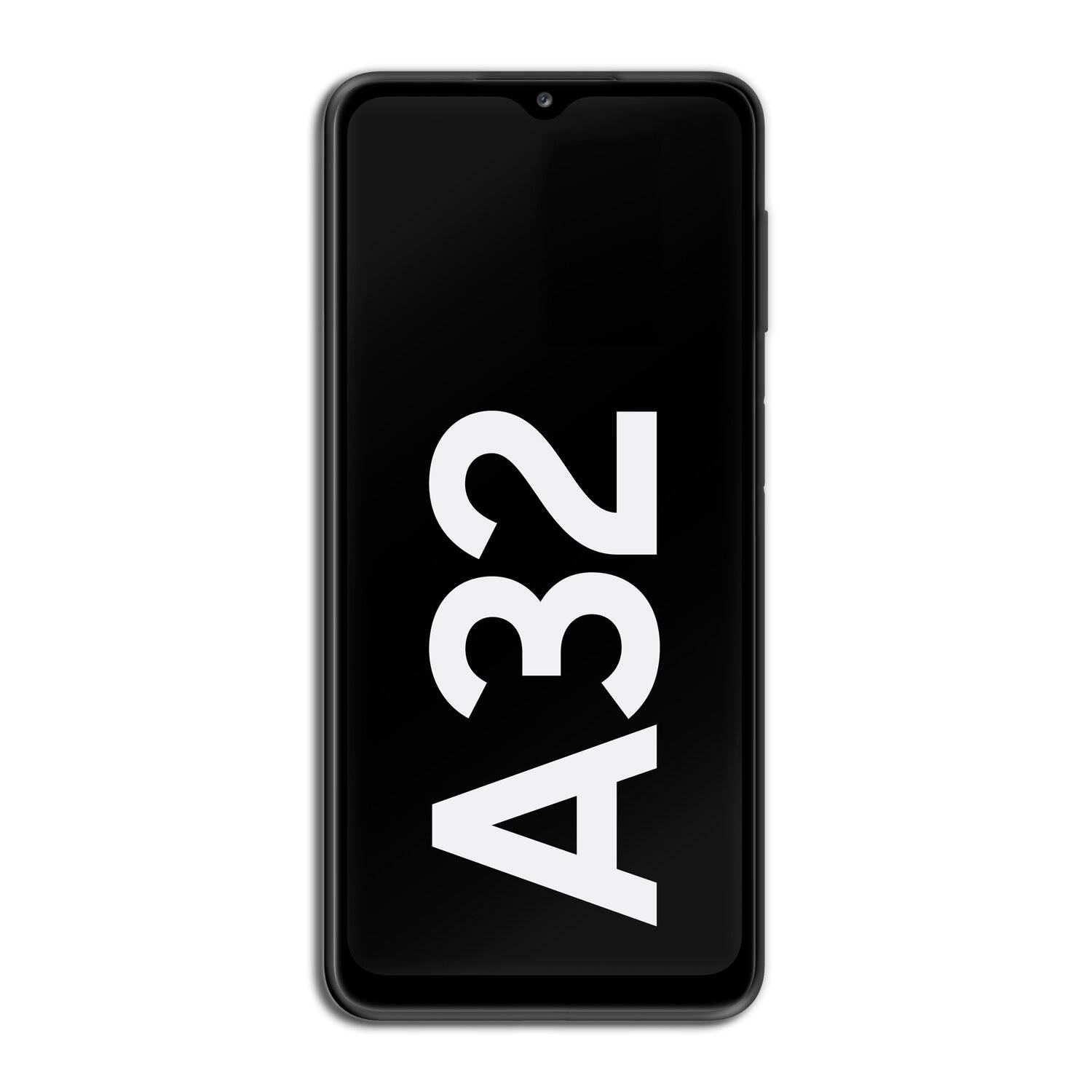 cofi1453® Silikon Hülle Basic kompatibel mit Samsung Galaxy A32 (A325F) 4G Case TPU Soft Handy Cover Schutz Schwarz